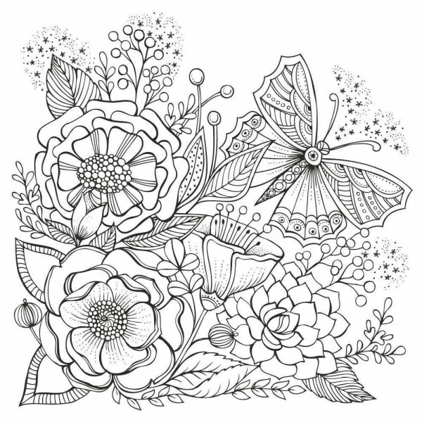 Антистресс цветы