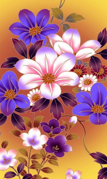 Цветок на темном фоне вертикально