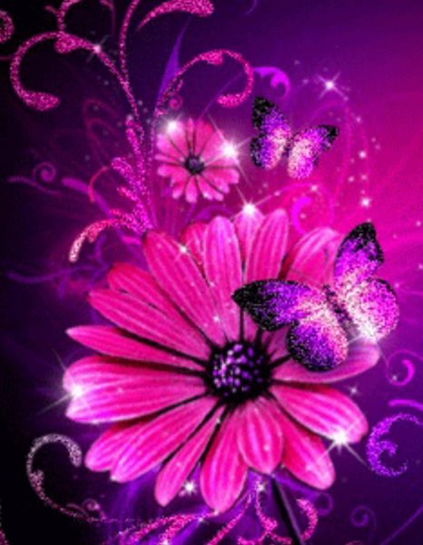 Красивые цветы на телефон