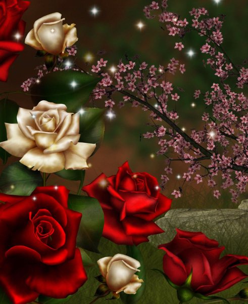 Сиреневые цветы