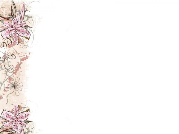 Светлый фон с узорами по бокам