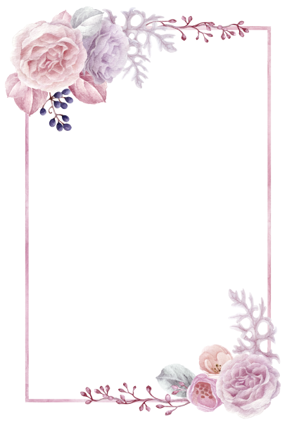 Нежная Цветочная рамка