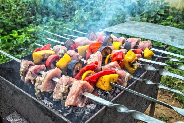 Шашлык разноцветный