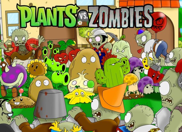 Plants vs Zombies Постер