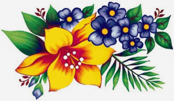 Иллюстрации с изображением цветов