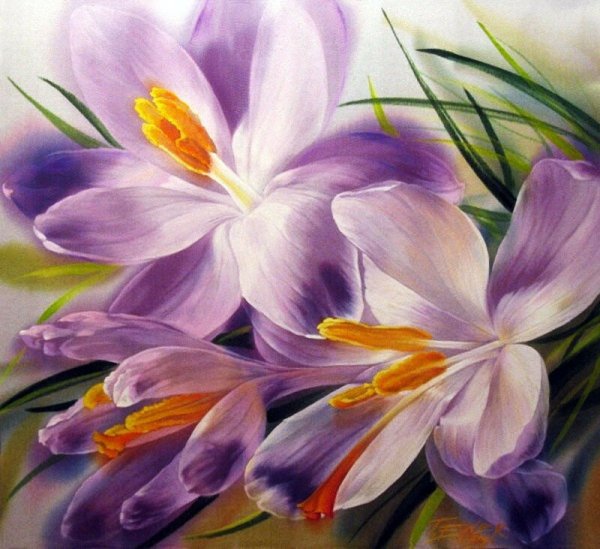 Живопись на шелке Елены Тенер.