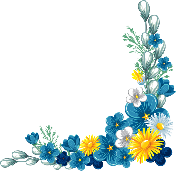 Уголок из цветов