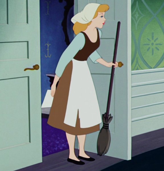 Принц надевает туфельку Золушке