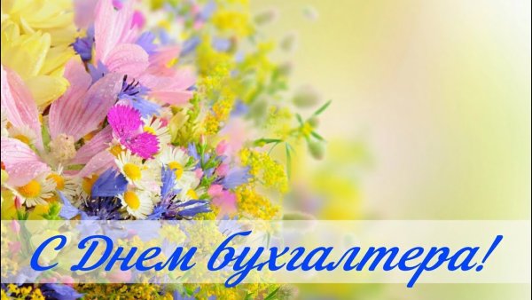 С днем бухгалтера цветы