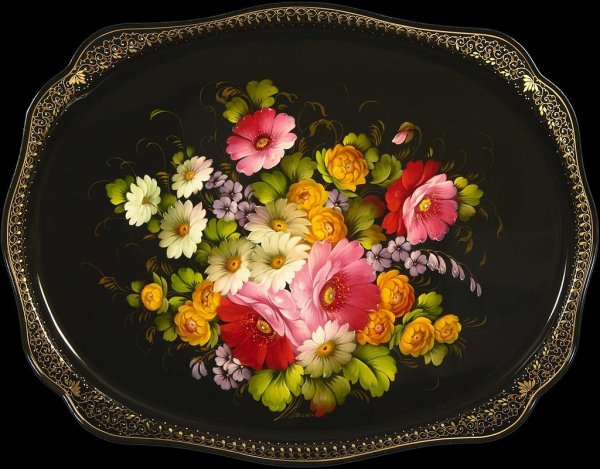 Саенко Татьяна Жостовский поднос