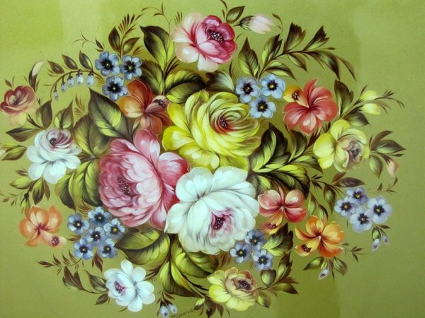 Жостово пионы