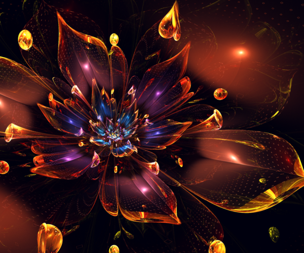 Фракталы цветы
