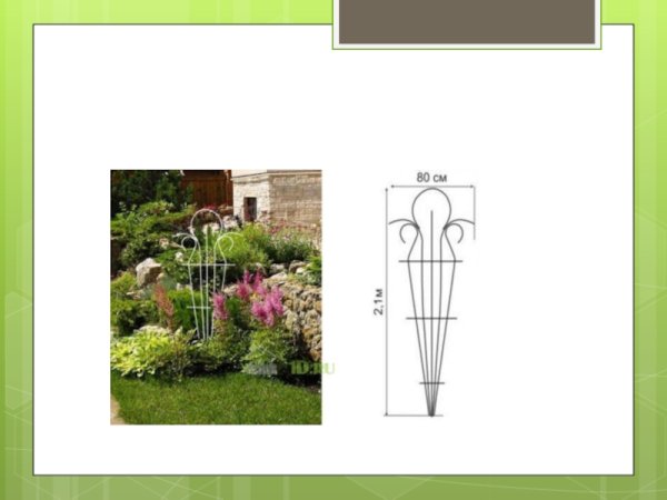 Опоры для вьющихся цветов