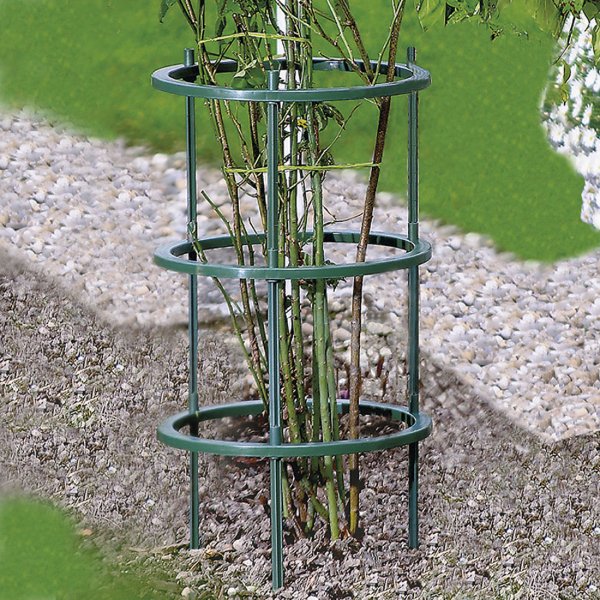 Опора для цветов из пластиковых труб