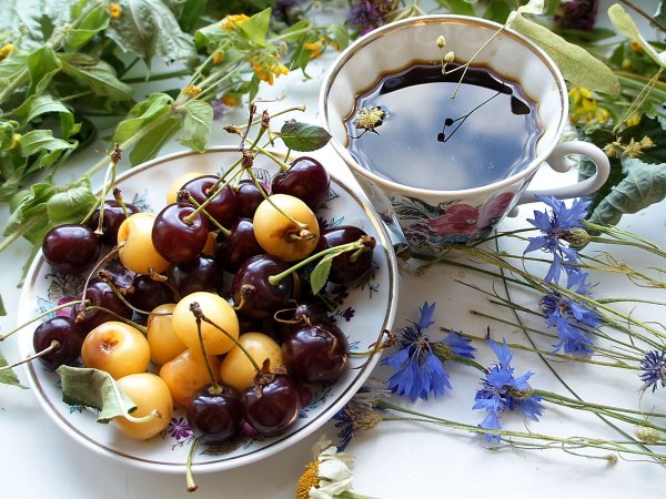 Чай "черешня"