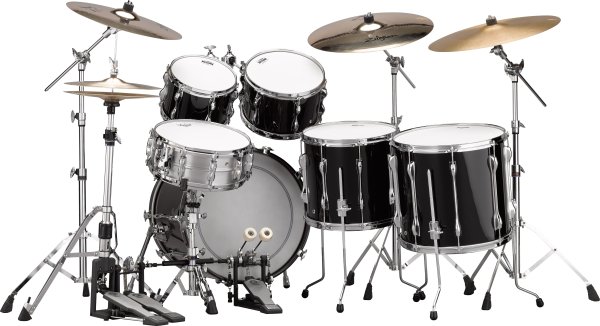Yamaha Black Drum Set