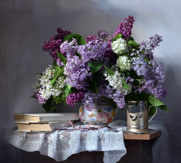 Рахманинов натюрморт сирень