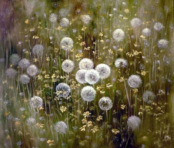 Художник Олег Тимошин одуванчики