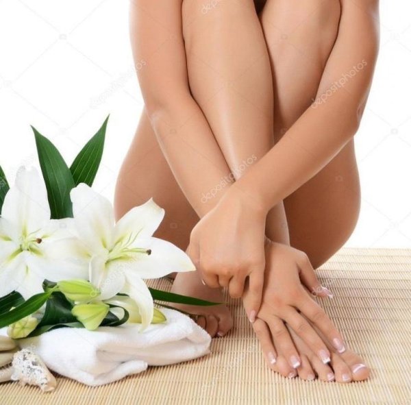 Ножки в цветах