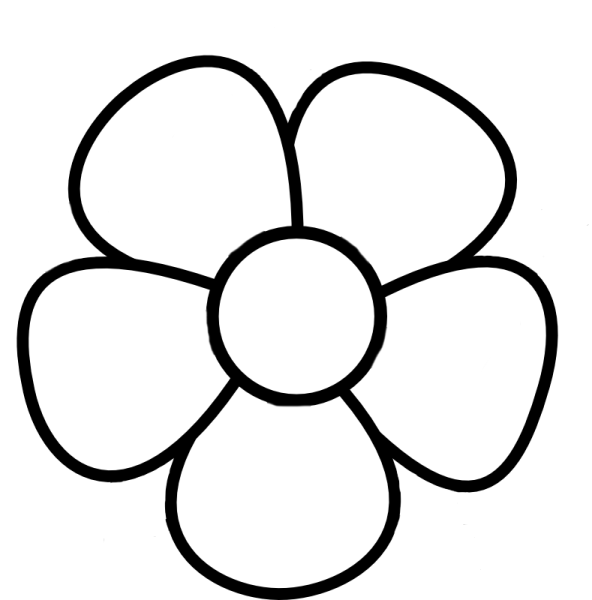 Цветы в вазе раскраска для детей