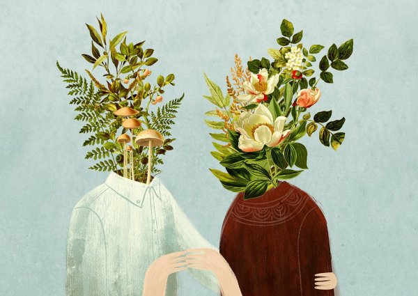 Цветы в стиле сюрреализма