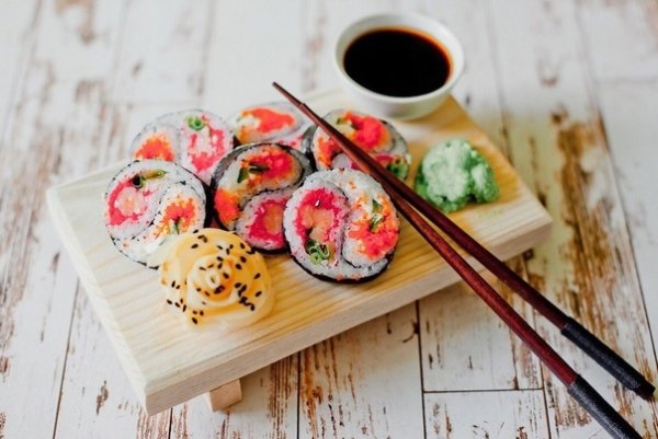 Букет из роллов