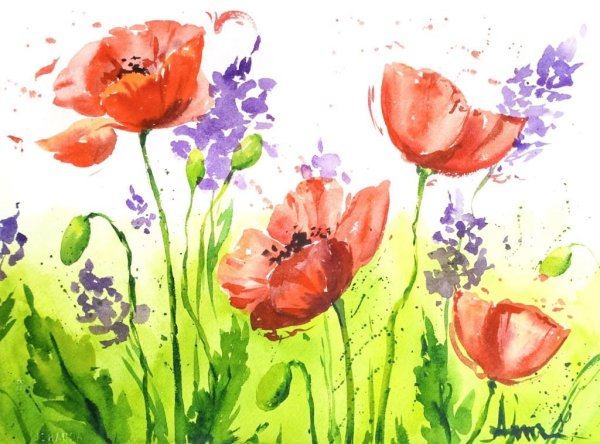 Рисование цветов