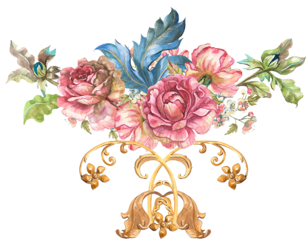 Цветочный орнамент в стиле Барокко