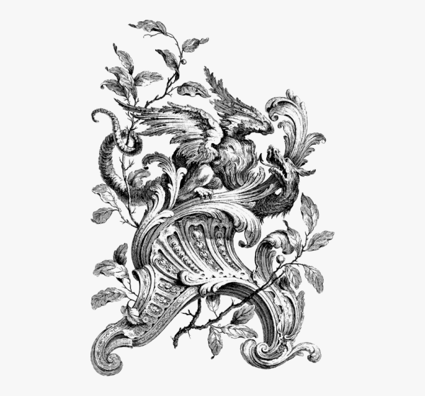 Узоры рококо Акант