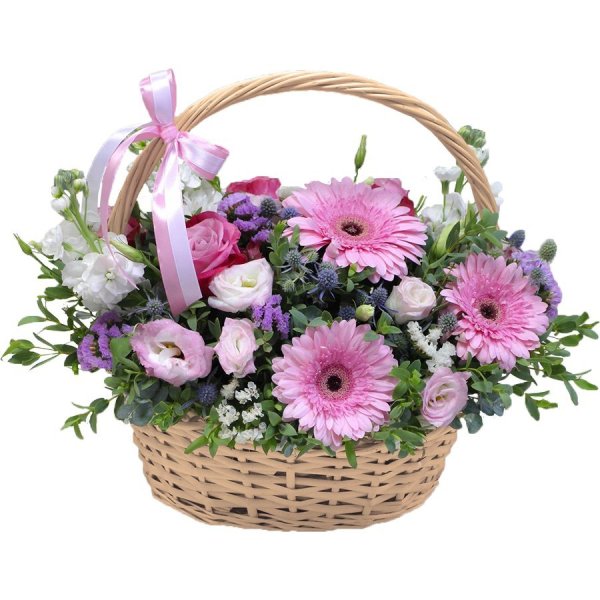Красивые корзины с цветами