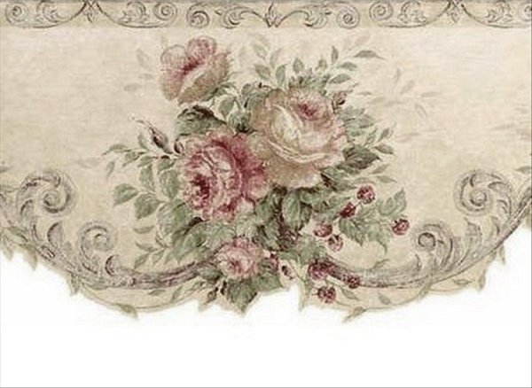 Цветочные бордюры для декупажа