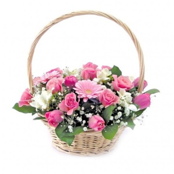 Корзина с цветами