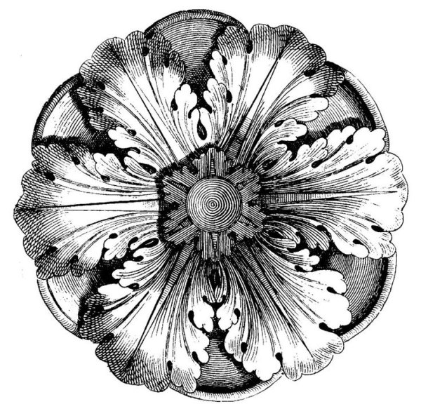 Цветочный орнамент в стиле Барокко