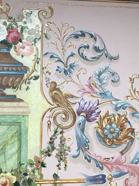 Альфрейная роспись рококо
