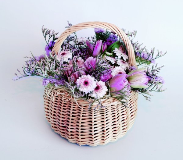 Корзина с цветами