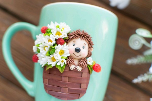 Кружка с цветочками