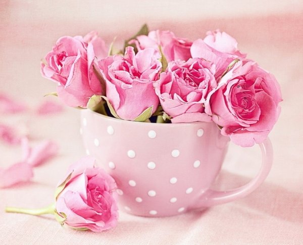 Кувшин с цветочками