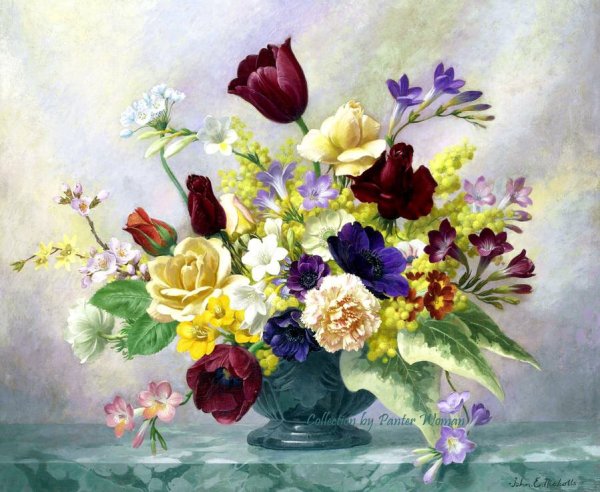 Английский художник John e. Nicholls (1922-1955)