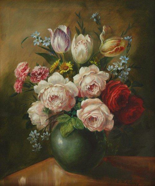 Цветы натюрморты живопись