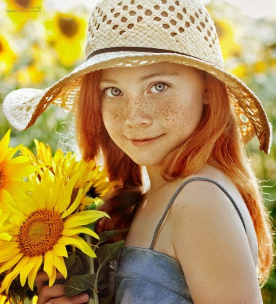 Веснушки летом