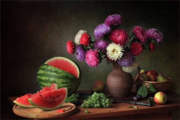 Юрий Кудрин натюрморт Арбуз