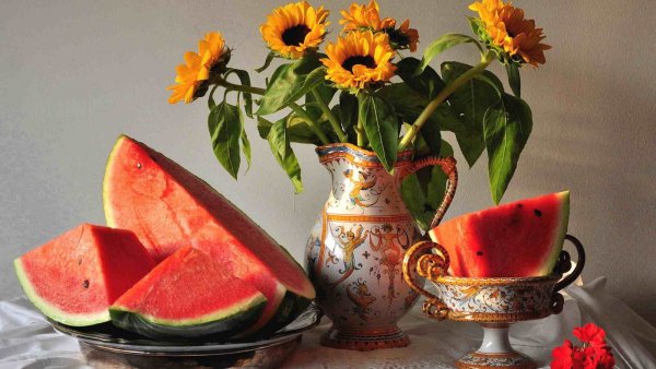 Натюрморты Геннадия Кириченко арбузные