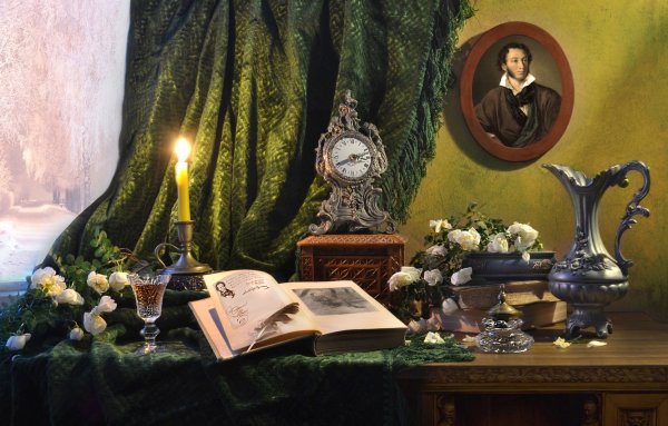 Декорации для литературного вечера