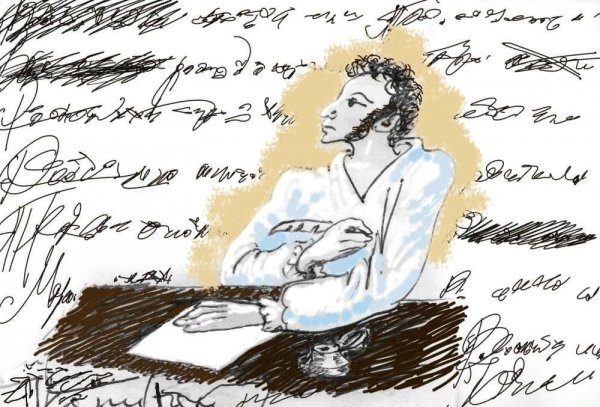 Александр Сергеевич Пушкин профиль