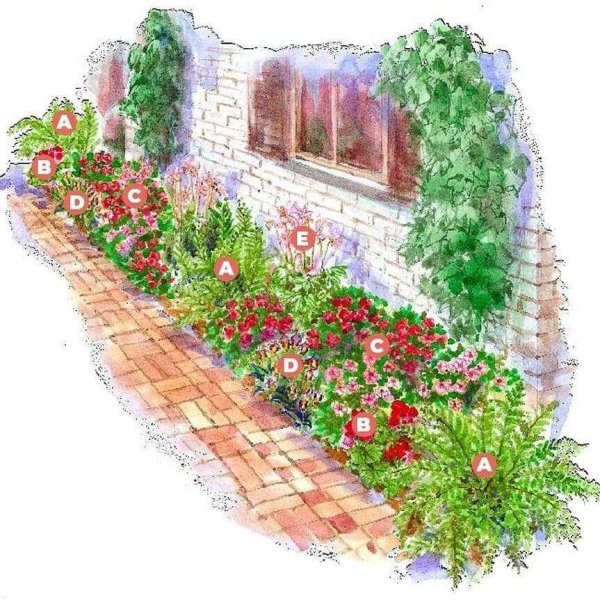 Миксбордеры Кекенхоф