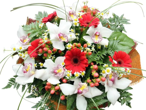 Шикарный букет цветов