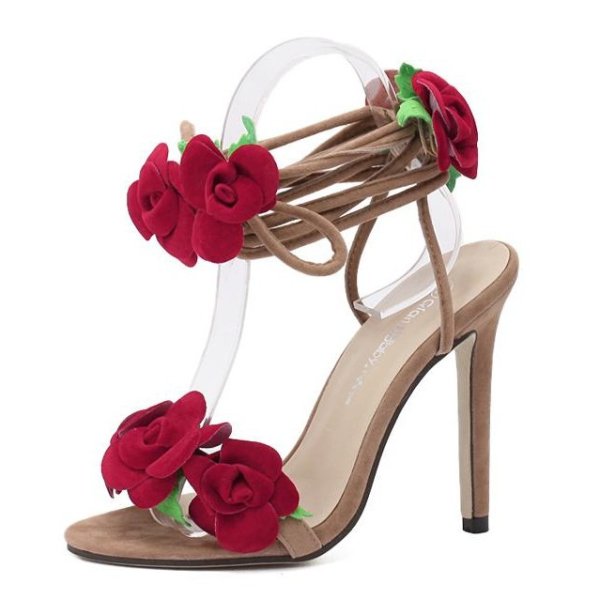 Розовые босоножки Кристиан лабутен розовые