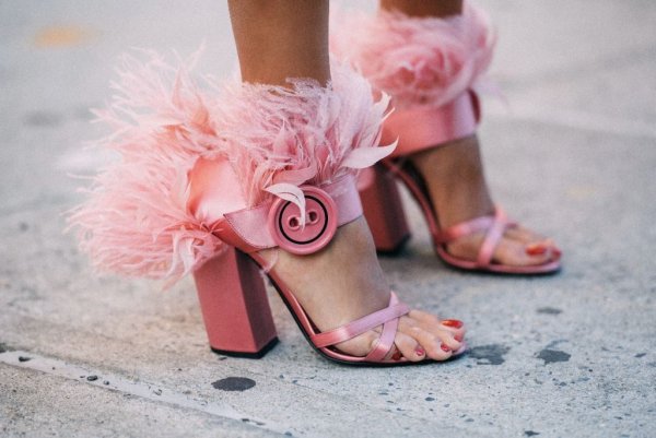 Туфли с ленточками