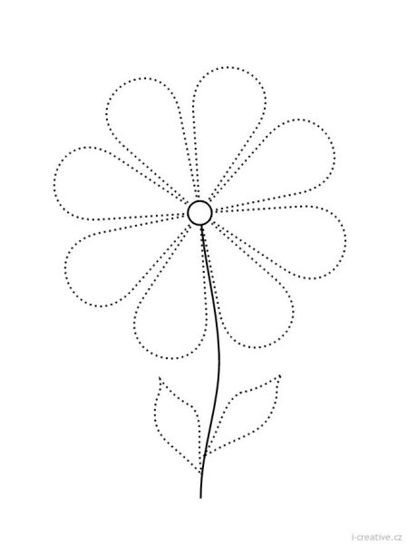 Раскраски цветы васильки