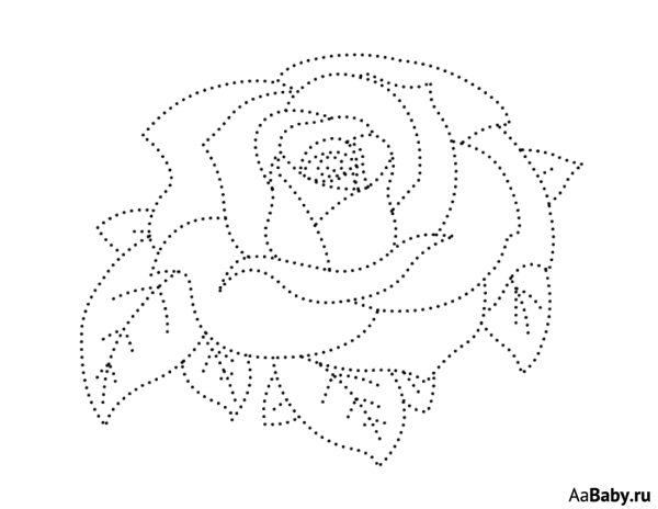 Рисуем по точкам цветок